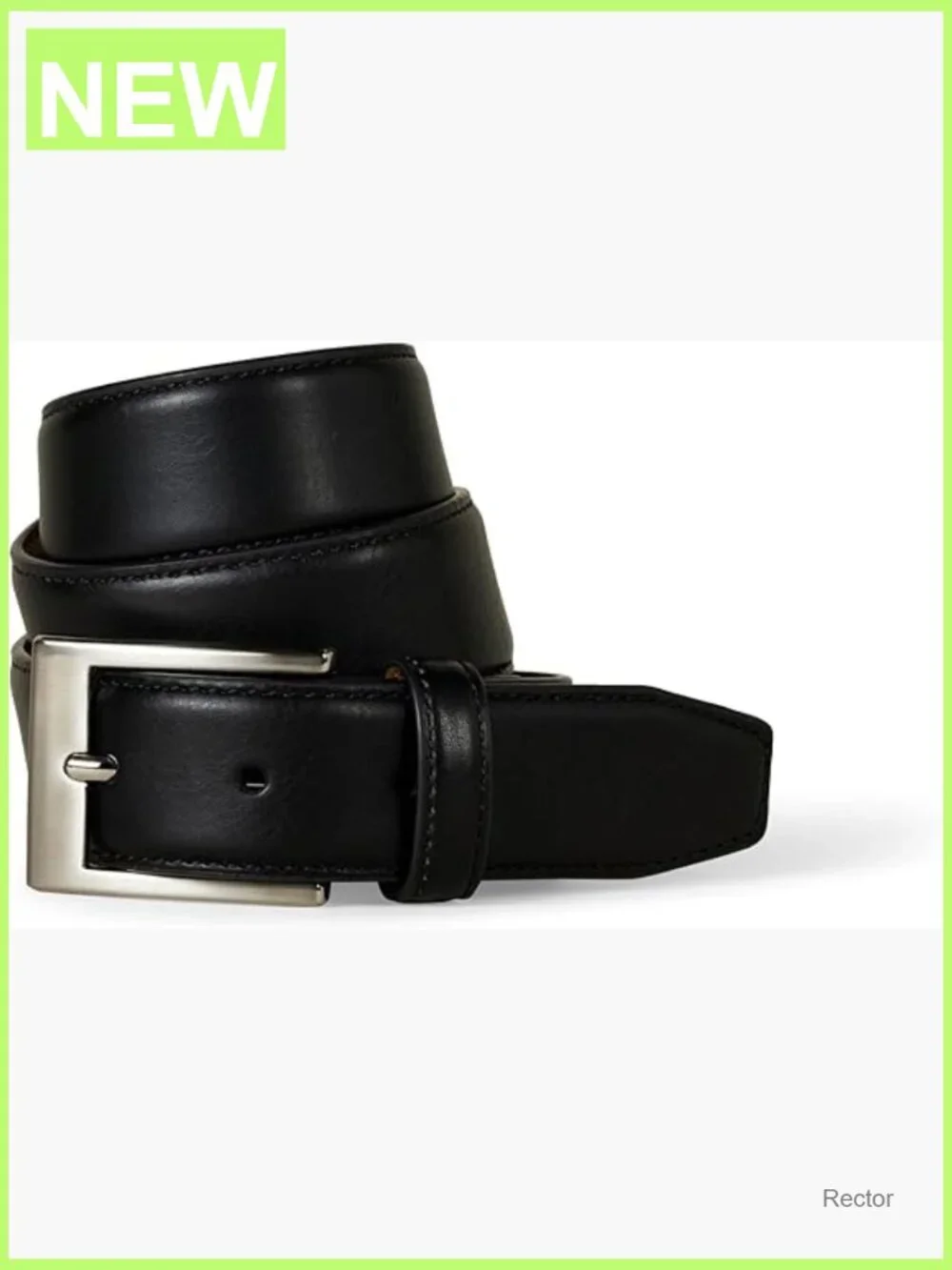 Men's Leather Belt, Classic Style, 34